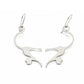 Sterling Silver Misirlou Cat Dangle Earrings: A Glimpse of Feline Elegance