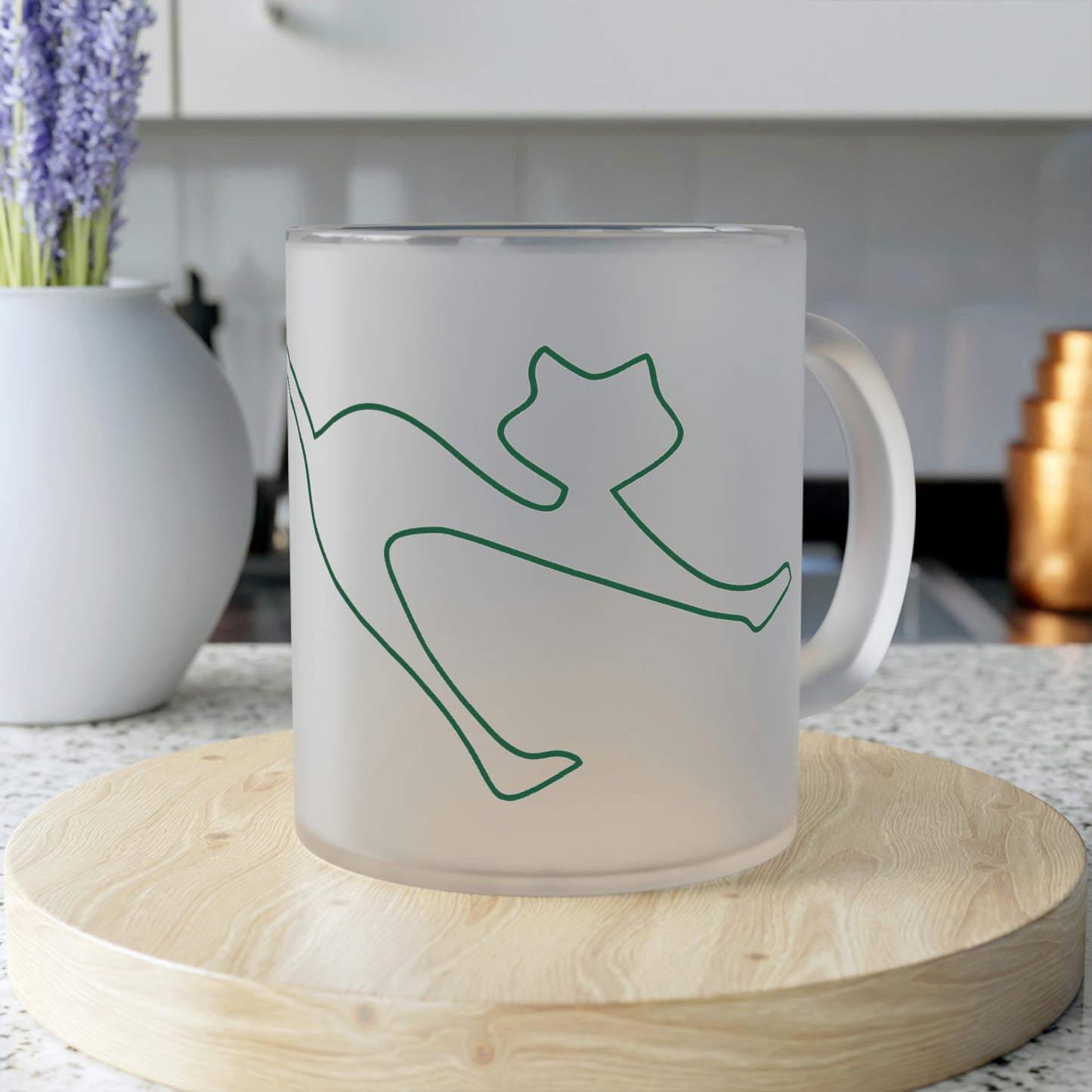 Misirlou Frosted Glass Mug